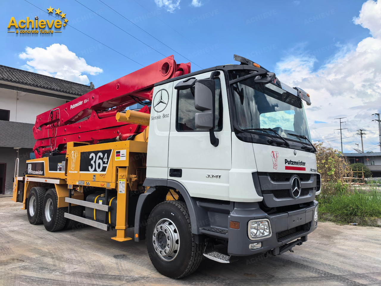 PUTZMEISTER Mercedes-Benz M36-4 2018 ACTROS 3341【ACHIEVE】TOP CONDITION!!! - Concrete pump truck: picture 2 PUTZMEISTER Mercedes-Benz M36-4 2018 ACTROS 3341【ACHIEVE】TOP CONDITION!!! - Concrete pump truck: picture 2