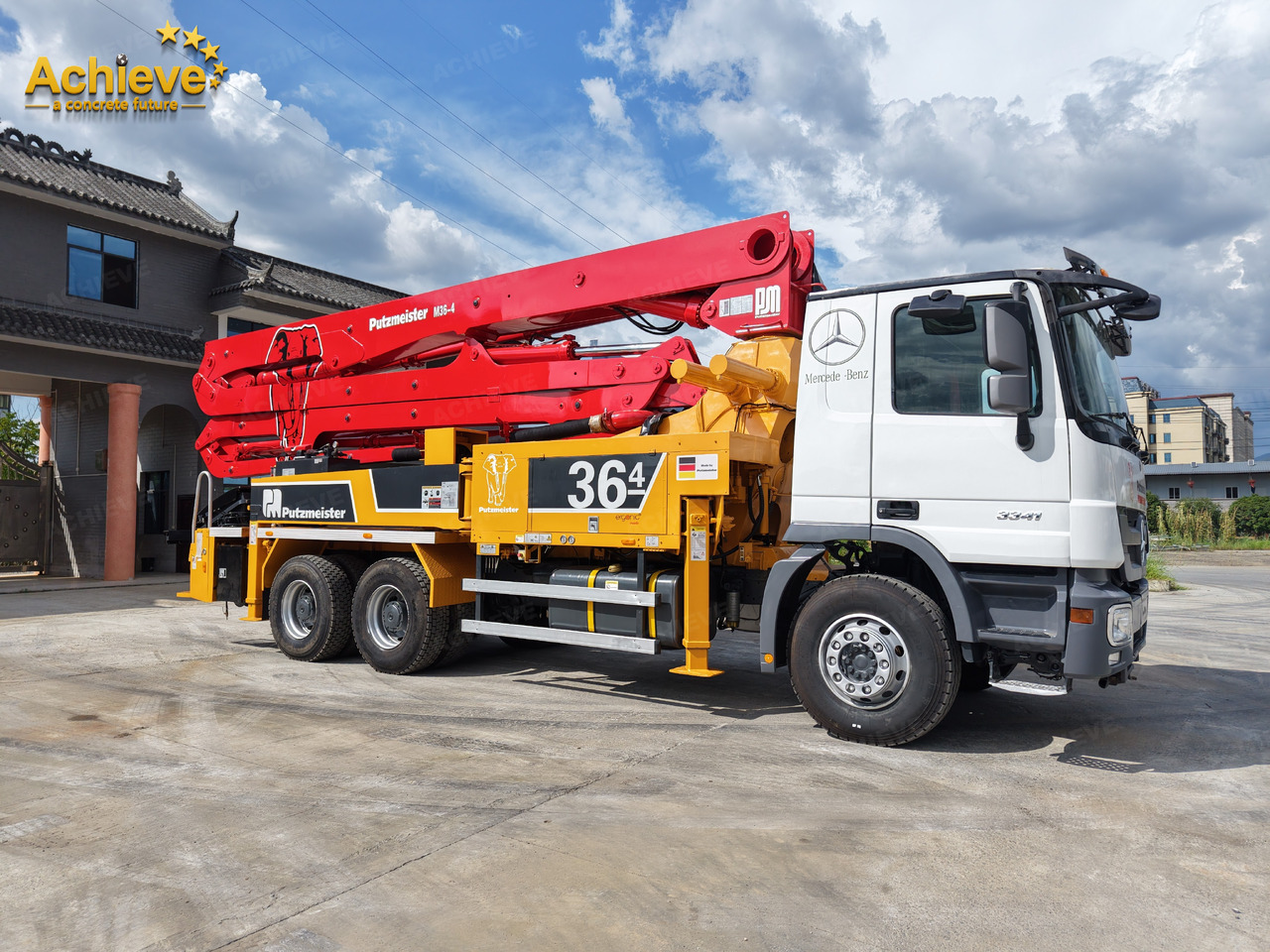 PUTZMEISTER Mercedes-Benz M36-4 2018 ACTROS 3341【ACHIEVE】TOP CONDITION!!! - Concrete pump truck: picture 3 PUTZMEISTER Mercedes-Benz M36-4 2018 ACTROS 3341【ACHIEVE】TOP CONDITION!!! - Concrete pump truck: picture 3