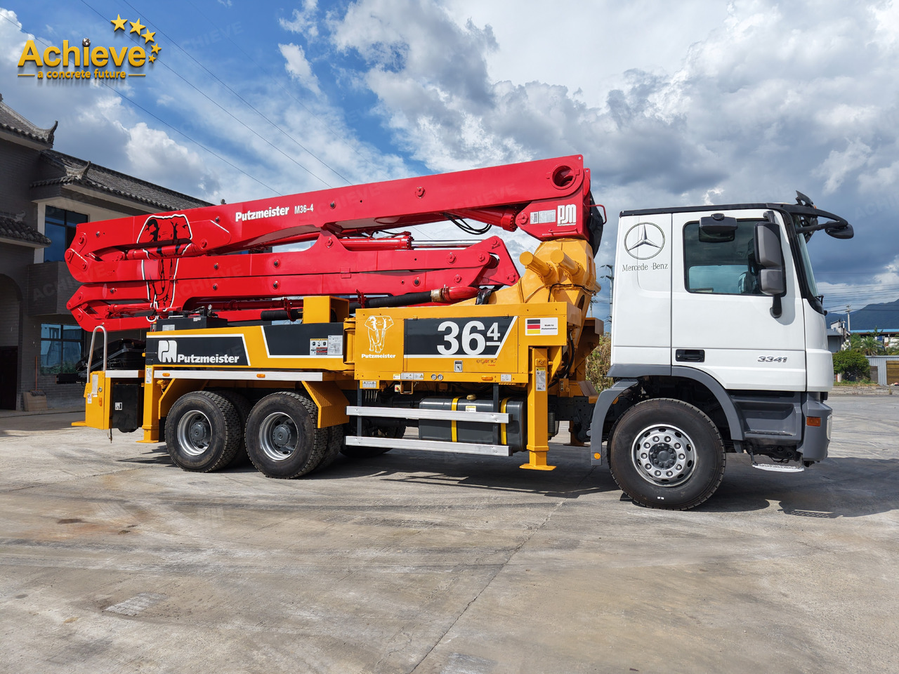 PUTZMEISTER Mercedes-Benz M36-4 2018 ACTROS 3341【ACHIEVE】TOP CONDITION!!! - Concrete pump truck: picture 4 PUTZMEISTER Mercedes-Benz M36-4 2018 ACTROS 3341【ACHIEVE】TOP CONDITION!!! - Concrete pump truck: picture 4