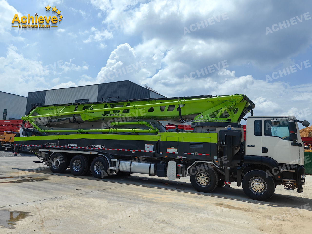Zoomlion Zoomlion 70M 70X-6RZ Concrete pump truck ACTROS 4141 【ACHIEVE】TOP CONDITION!!! - Concrete pump truck: picture 5 Zoomlion Zoomlion 70M 70X-6RZ Concrete pump truck ACTROS 4141 【ACHIEVE】TOP CONDITION!!! - Concrete pump truck: picture 5