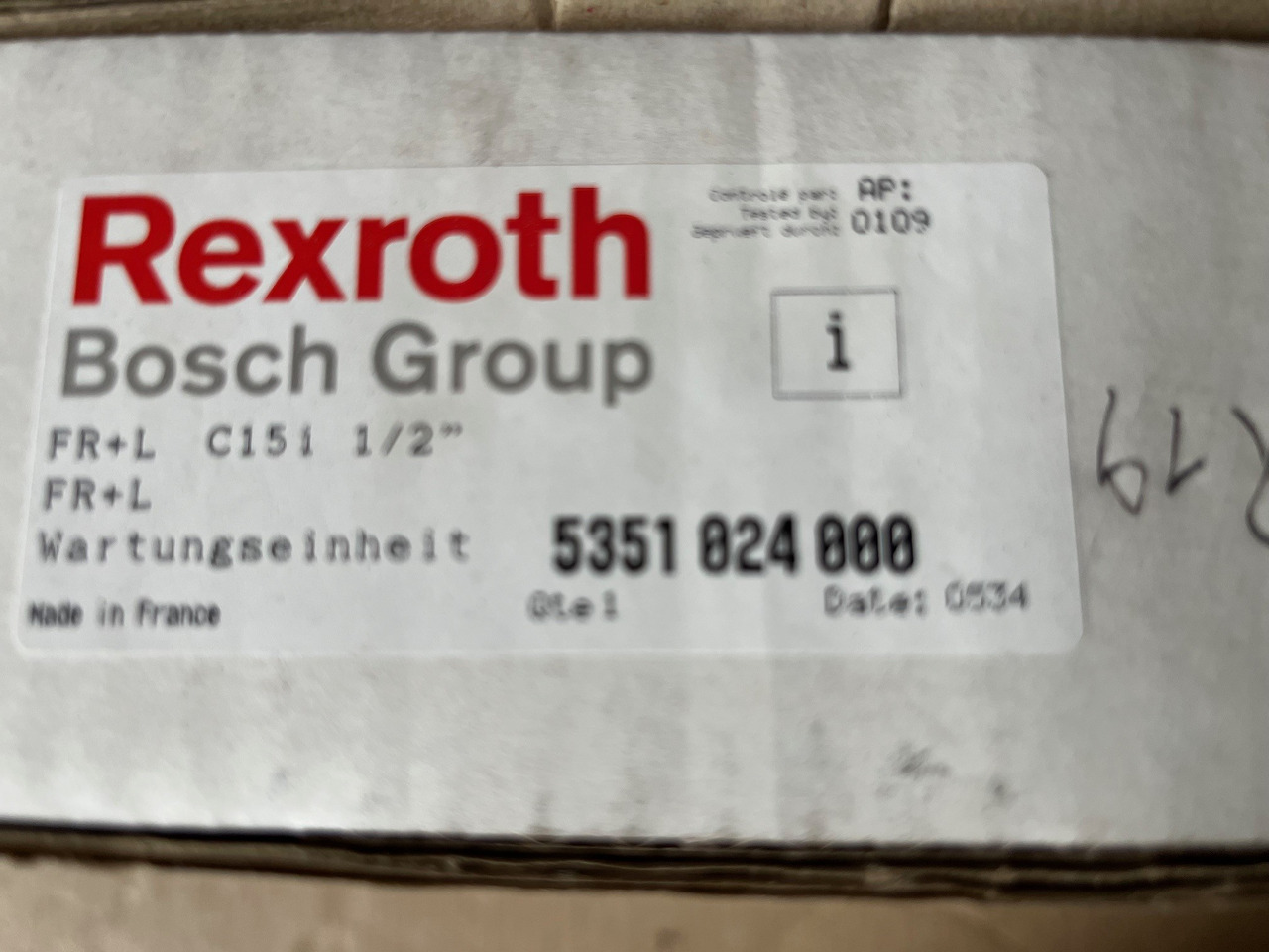 REXROTH Service unit 5351 024 000 5351024000 - Spare parts for Construction machinery: picture 2 REXROTH Service unit 5351 024 000 5351024000 - Spare parts for Construction machinery: picture 2