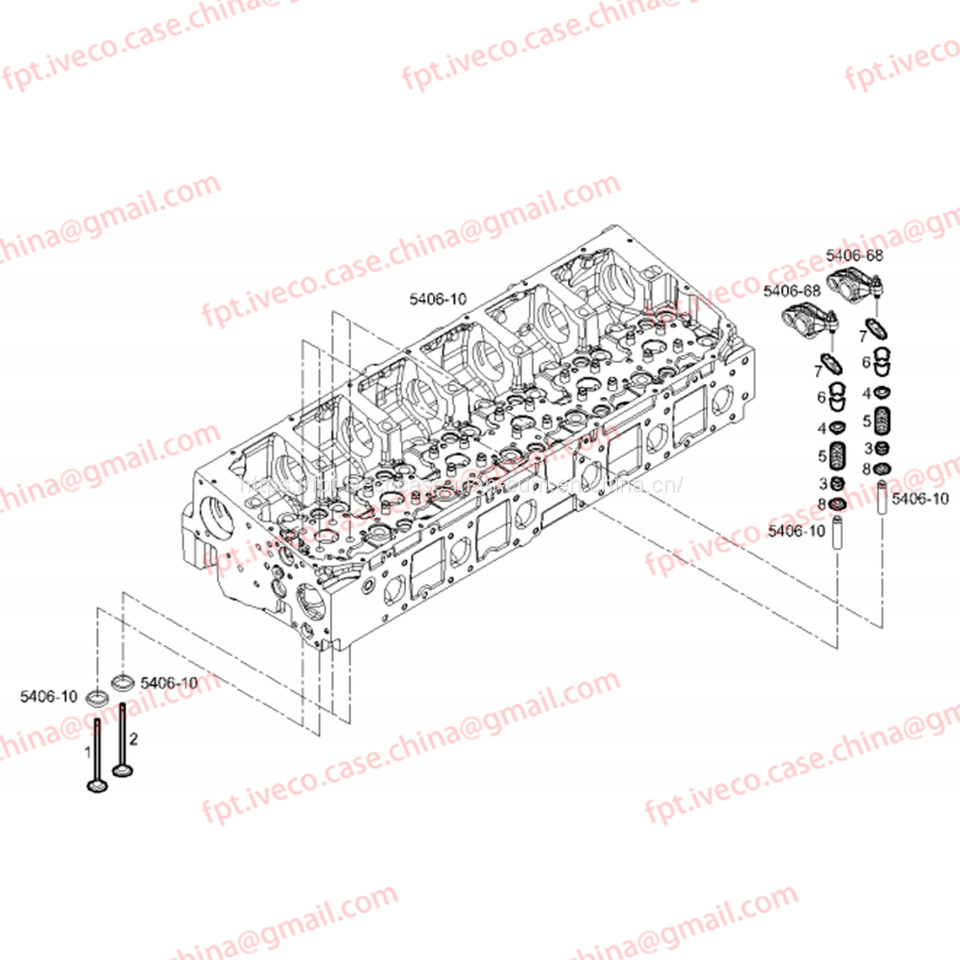 FPT IVECO CASE Cursor9Bus F2CFE612D*J231/F2CFE612A*J098 5802748674 VALVE CONE 98499819 - Valve for Bus: picture 3 FPT IVECO CASE Cursor9Bus F2CFE612D*J231/F2CFE612A*J098 5802748674 VALVE CONE 98499819 - Valve for Bus: picture 3