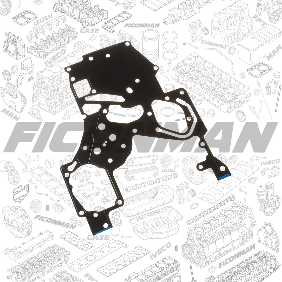 MAN D0834 D0836 Timing case gasket 51.01903-0333 - Engine gasket for Truck: picture 1 MAN D0834 D0836 Timing case gasket 51.01903-0333 - Engine gasket for Truck: picture 1