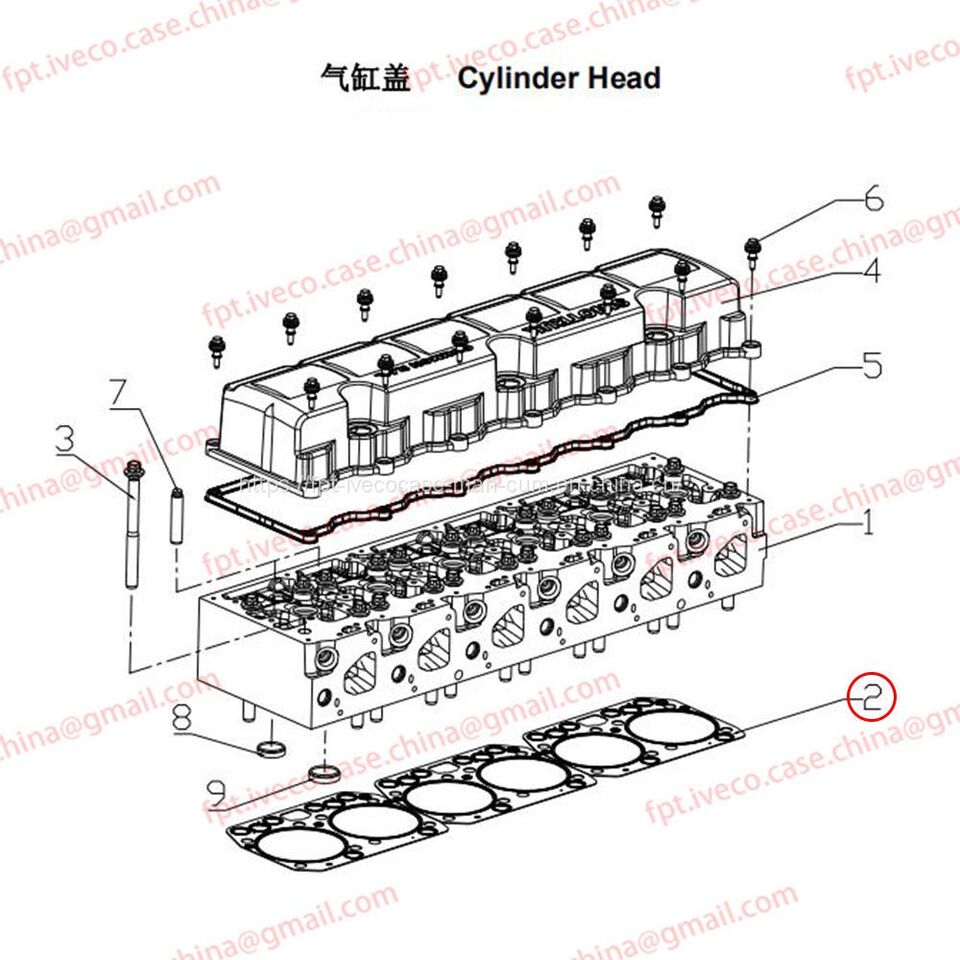 MAN D0836 Cylinder head gasket 03901-0378 - Engine gasket for Truck: picture 1 MAN D0836 Cylinder head gasket 03901-0378 - Engine gasket for Truck: picture 1