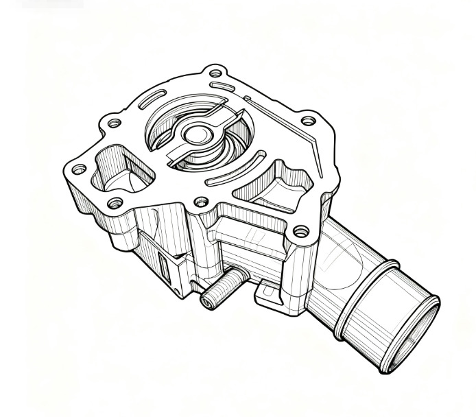 OEM Engine Cursor11 F3GFE613A B001 5801863562 THERMOSTAT F5801611461 - Thermostat for Truck: picture 1 OEM Engine Cursor11 F3GFE613A B001 5801863562 THERMOSTAT F5801611461 - Thermostat for Truck: picture 1