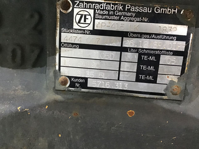 Liebherr Axle - Rear axle: picture 5 Liebherr Axle - Rear axle: picture 5