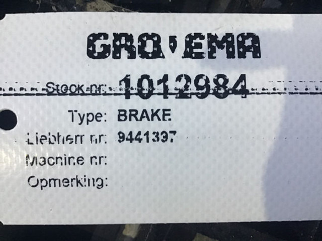 Liebherr Brake - Brake disc: picture 2 Liebherr Brake - Brake disc: picture 2