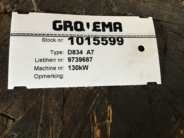 Liebherr D834 - Engine: picture 5 Liebherr D834 - Engine: picture 5