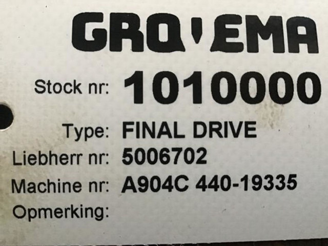 Liebherr Final Drive - Suspension: picture 4 Liebherr Final Drive - Suspension: picture 4