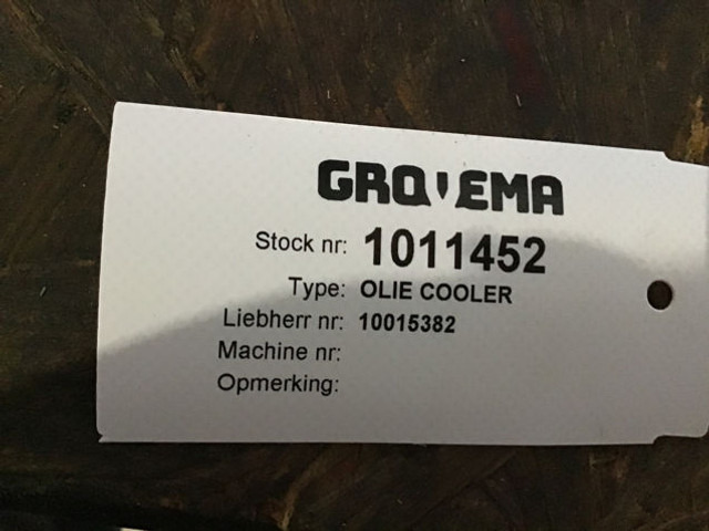 Liebherr Oilcooler - Oil cooler: picture 3 Liebherr Oilcooler - Oil cooler: picture 3