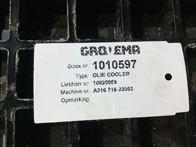 Liebherr Oilcooler - Oil cooler: picture 2 Liebherr Oilcooler - Oil cooler: picture 2