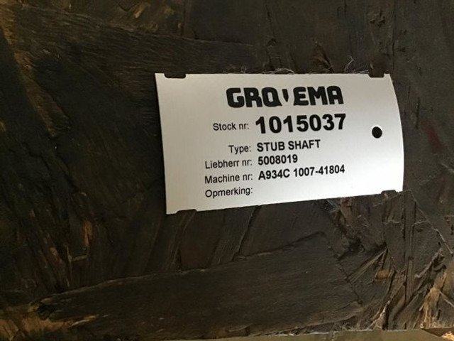 Liebherr Stub Shaft - Steering knuckle: picture 4 Liebherr Stub Shaft - Steering knuckle: picture 4