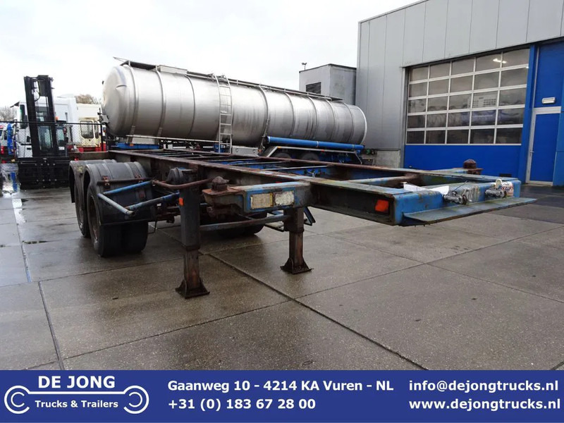 Groenewegen 20 FT Chassis / Steel Suspension / Double Tyres - Container transporter/ Swap body semi-trailer: picture 1 Groenewegen 20 FT Chassis / Steel Suspension / Double Tyres - Container transporter/ Swap body semi-trailer: picture 1