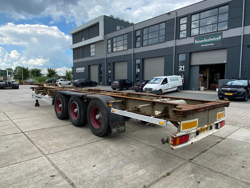 Pacton 40 FT Container Chassis / BPW + DISC - Container transporter/ Swap body semi-trailer: picture 2 Pacton 40 FT Container Chassis / BPW + DISC - Container transporter/ Swap body semi-trailer: picture 2