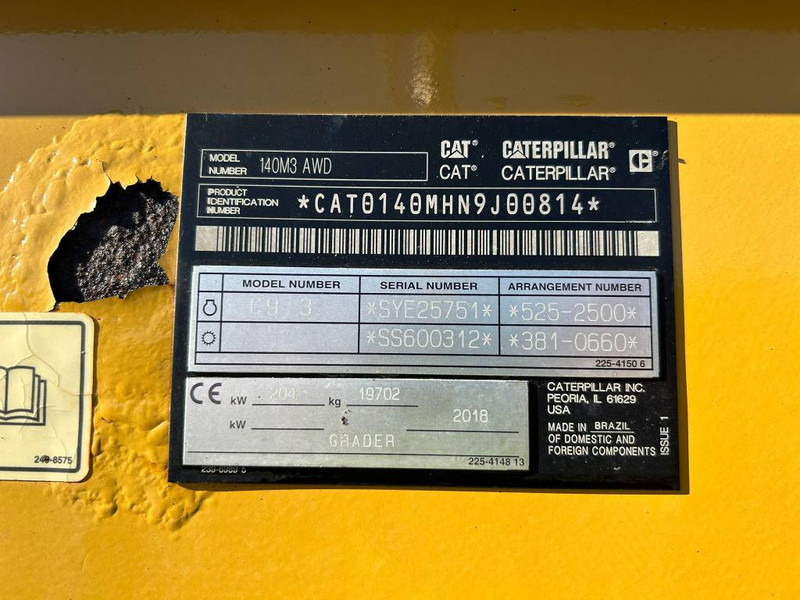 Cat 140 M 3 AWD - Grader: picture 5 Cat 140 M 3 AWD - Grader: picture 5