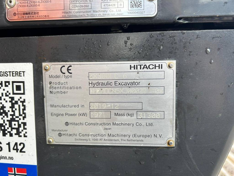 Hitachi ZX 300 LC-6 - Crawler excavator: picture 5 Hitachi ZX 300 LC-6 - Crawler excavator: picture 5