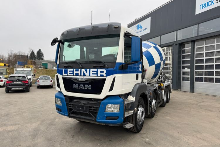 MAN TGS 32.400 8x4 Stetter 9m3 - Concrete mixer truck: picture 1 MAN TGS 32.400 8x4 Stetter 9m3 - Concrete mixer truck: picture 1