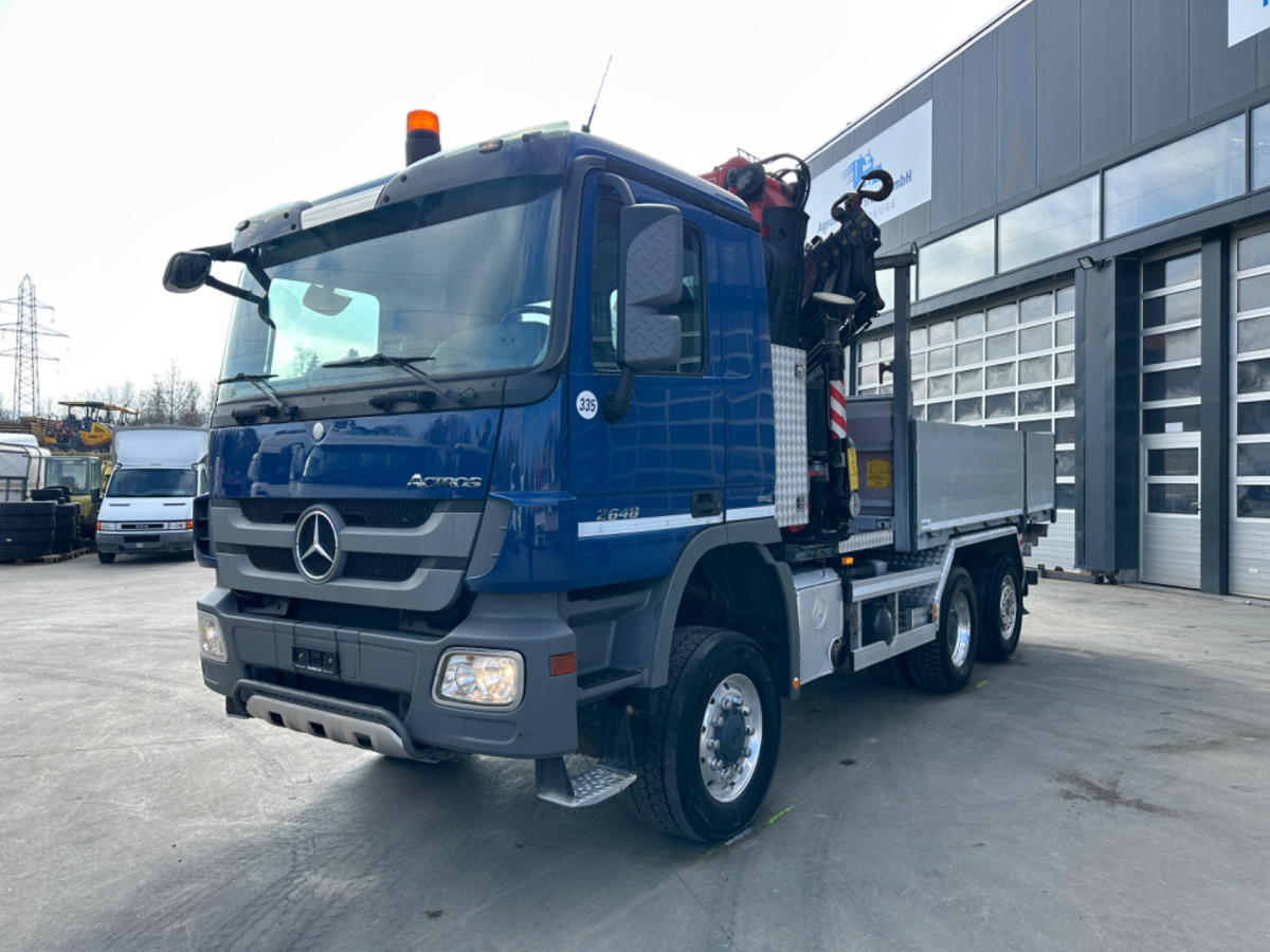 MERCEDES Actros 2648 6x4/4 Fassi455 SZM/Pritsche - Crane truck: picture 1 MERCEDES Actros 2648 6x4/4 Fassi455 SZM/Pritsche - Crane truck: picture 1