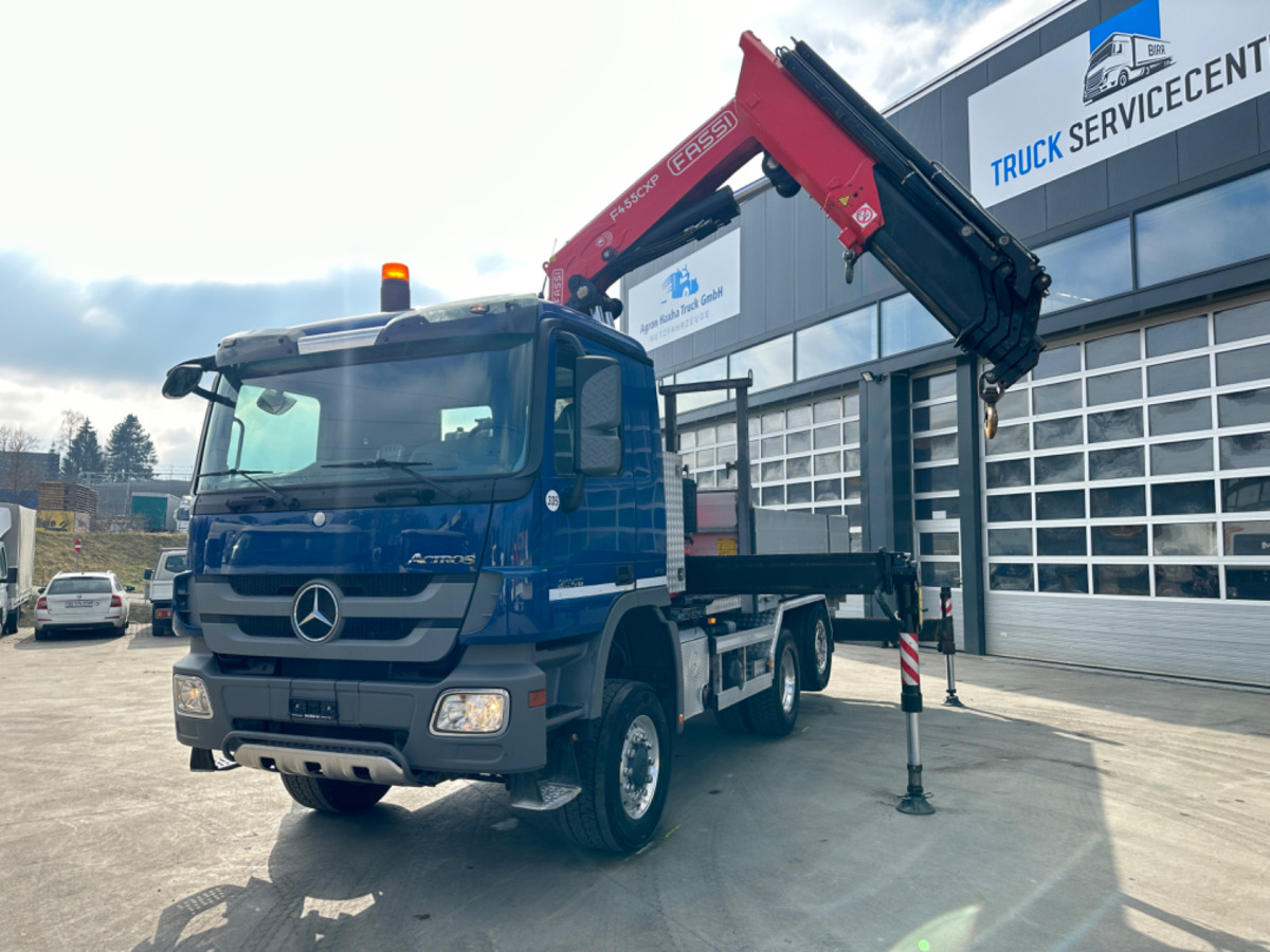 MERCEDES Actros 2648 6x4/4 Fassi455 SZM/Pritsche - Crane truck: picture 2 MERCEDES Actros 2648 6x4/4 Fassi455 SZM/Pritsche - Crane truck: picture 2