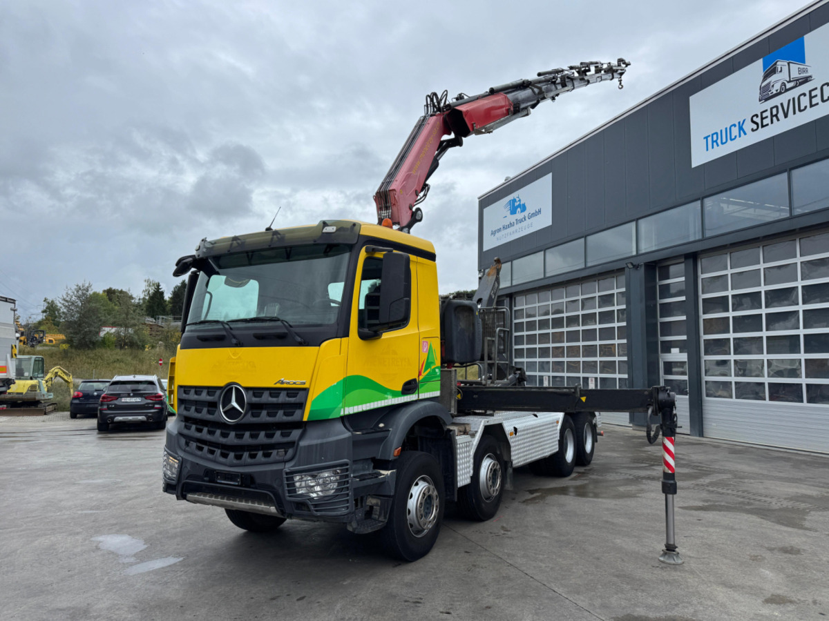 MERCEDES Arocs 3248 8x4 Fassi 315-7 mit Hiab 21T - Crane truck: picture 1 MERCEDES Arocs 3248 8x4 Fassi 315-7 mit Hiab 21T - Crane truck: picture 1