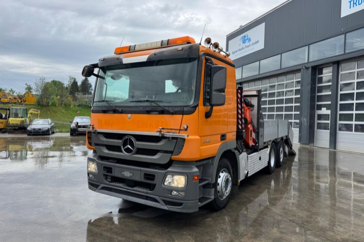 Mercedes-Benz Actros 2548 Atlas 290 Baumaschinentaxi - Crane truck: picture 1 Mercedes-Benz Actros 2548 Atlas 290 Baumaschinentaxi - Crane truck: picture 1