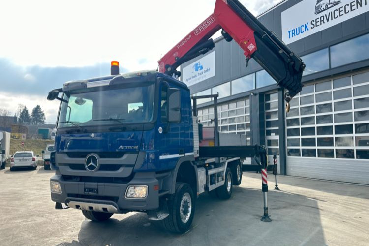 Mercedes-Benz Actros 2648 6x4/4 Fassi455 SZM/Pritsche - Crane truck, Dropside/ Flatbed truck: picture 2 Mercedes-Benz Actros 2648 6x4/4 Fassi455 SZM/Pritsche - Crane truck, Dropside/ Flatbed truck: picture 2