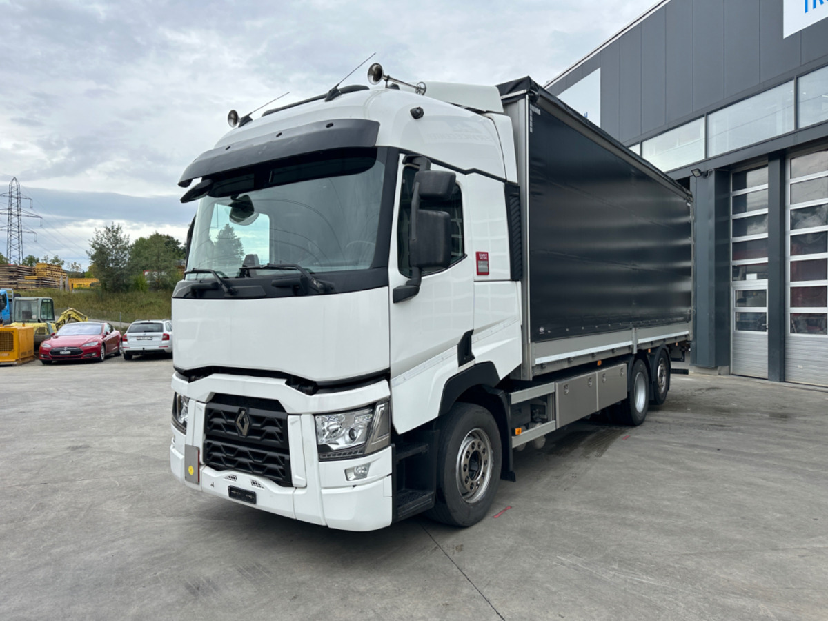 RENAULT T520 6x2 LBW - Curtainsider truck: picture 1 RENAULT T520 6x2 LBW - Curtainsider truck: picture 1