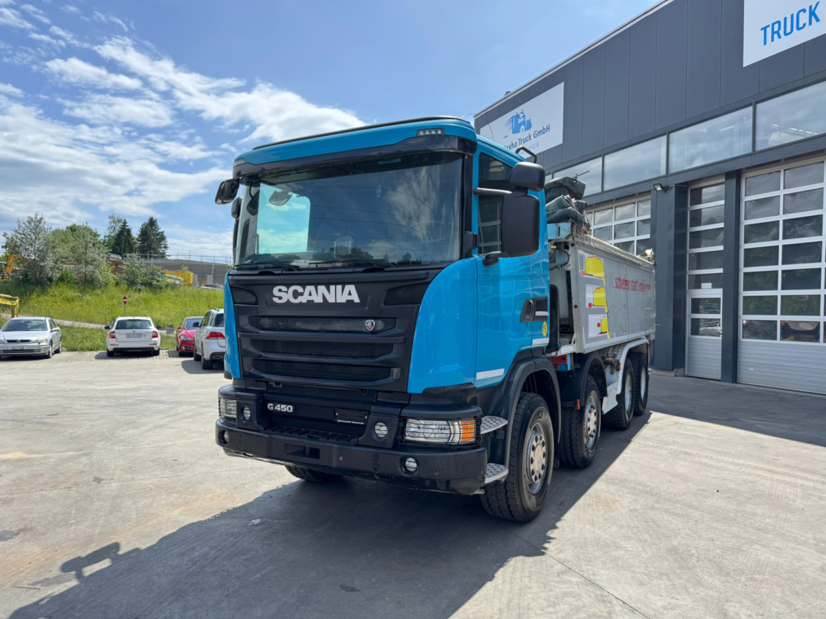 SCANIA G450 8x4 Abschiebemulde (no tipper) - Tipper: picture 1 SCANIA G450 8x4 Abschiebemulde (no tipper) - Tipper: picture 1