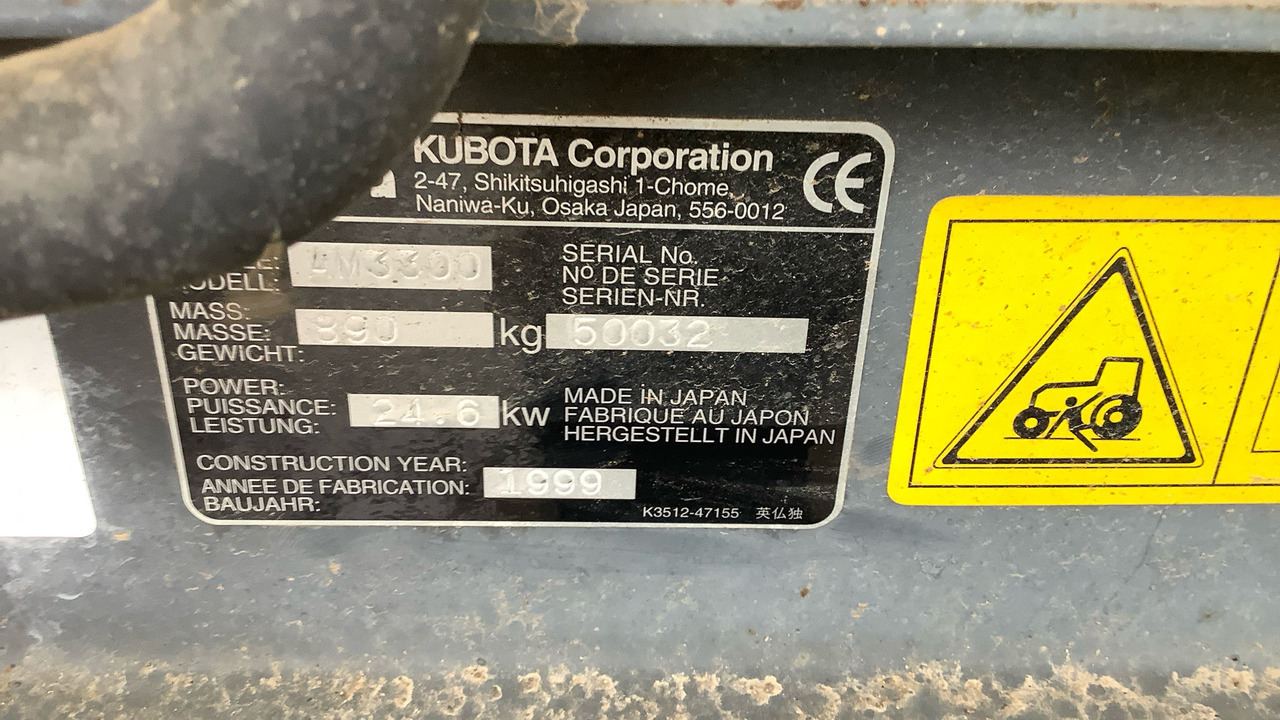 Garden mower KUBOTA AM3300: picture 11