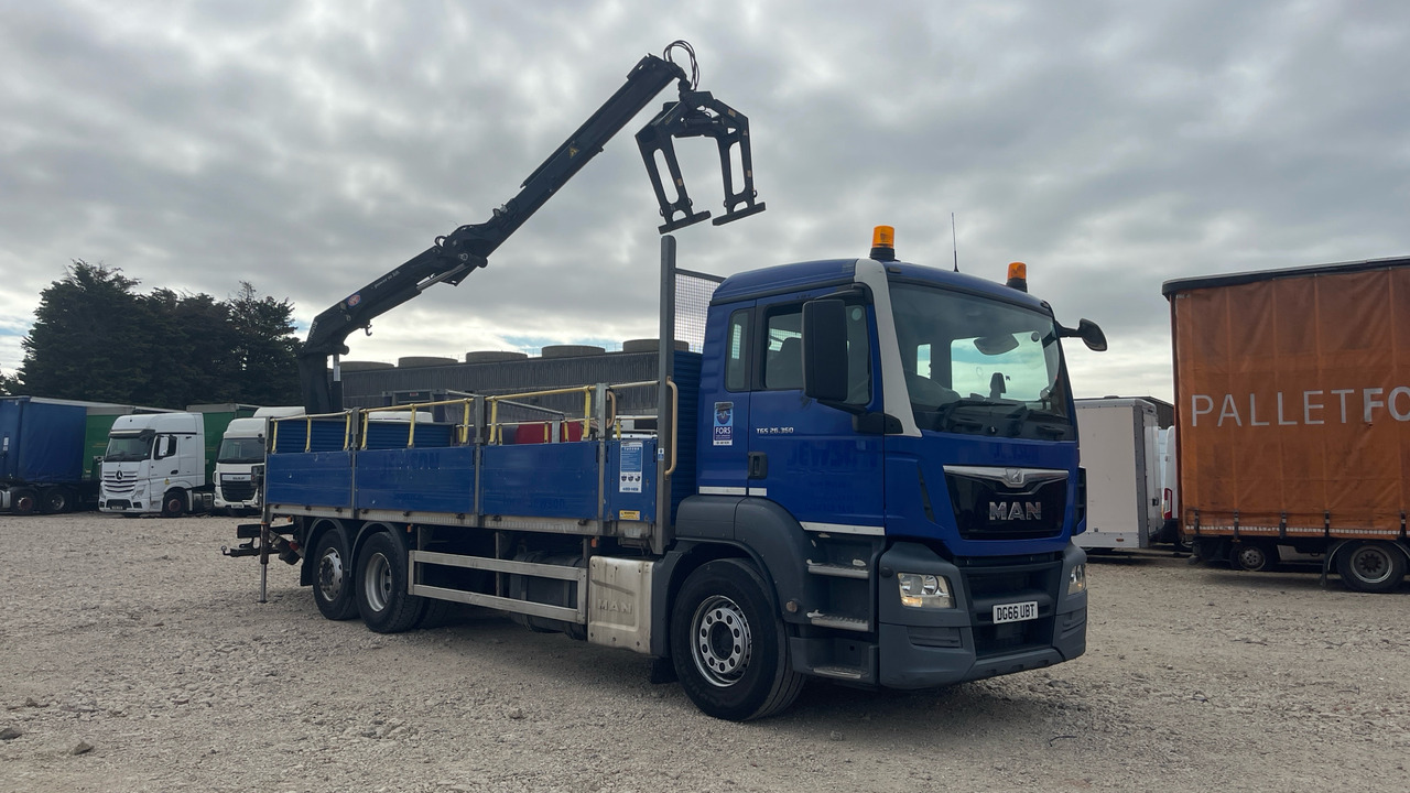 Man TGS 26.360 - Dropside/ Flatbed truck, Crane truck: picture 1 Man TGS 26.360 - Dropside/ Flatbed truck, Crane truck: picture 1