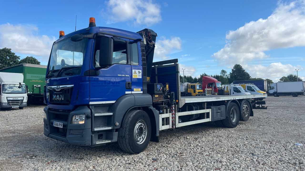 Man TGS 26.360 - Dropside/ Flatbed truck, Crane truck: picture 2 Man TGS 26.360 - Dropside/ Flatbed truck, Crane truck: picture 2