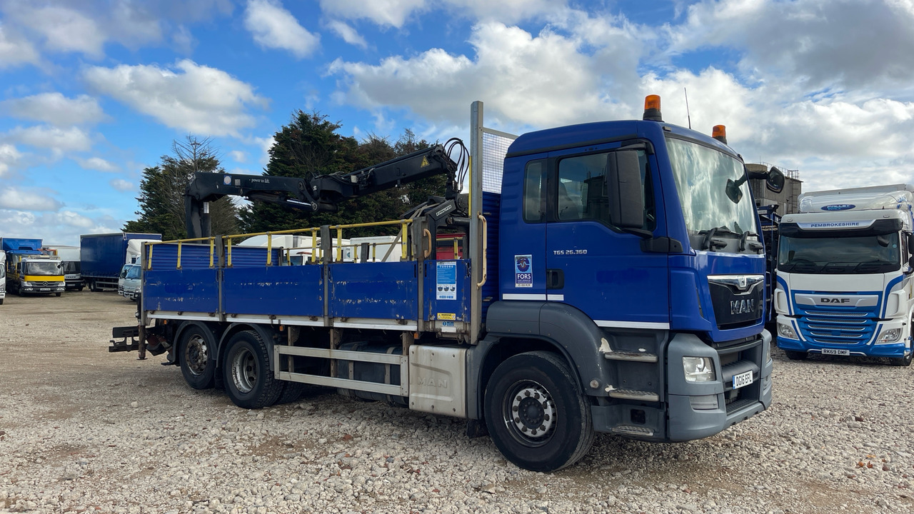 Man TGS 26.360 - Dropside/ Flatbed truck, Crane truck: picture 1 Man TGS 26.360 - Dropside/ Flatbed truck, Crane truck: picture 1