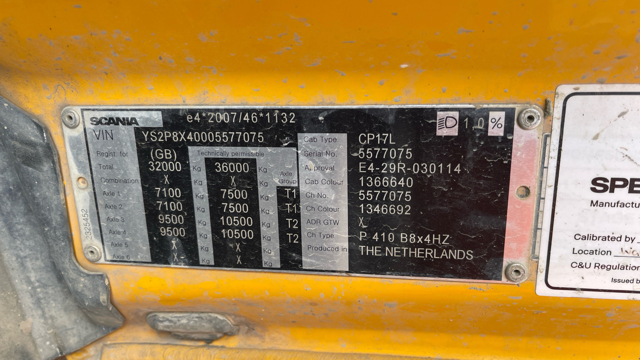 Tipper SCANIA P 410 XT: picture 12
