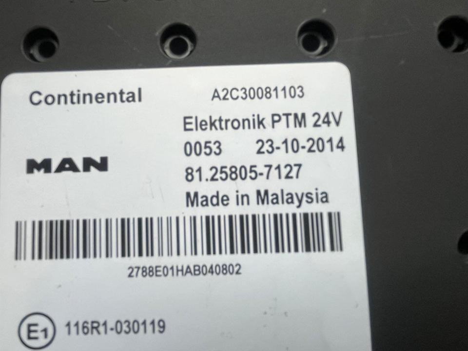 MAN Continental Elektronik PTM Steuergerät 81.25805-7127 - ECU for Truck: picture 2 MAN Continental Elektronik PTM Steuergerät 81.25805-7127 - ECU for Truck: picture 2