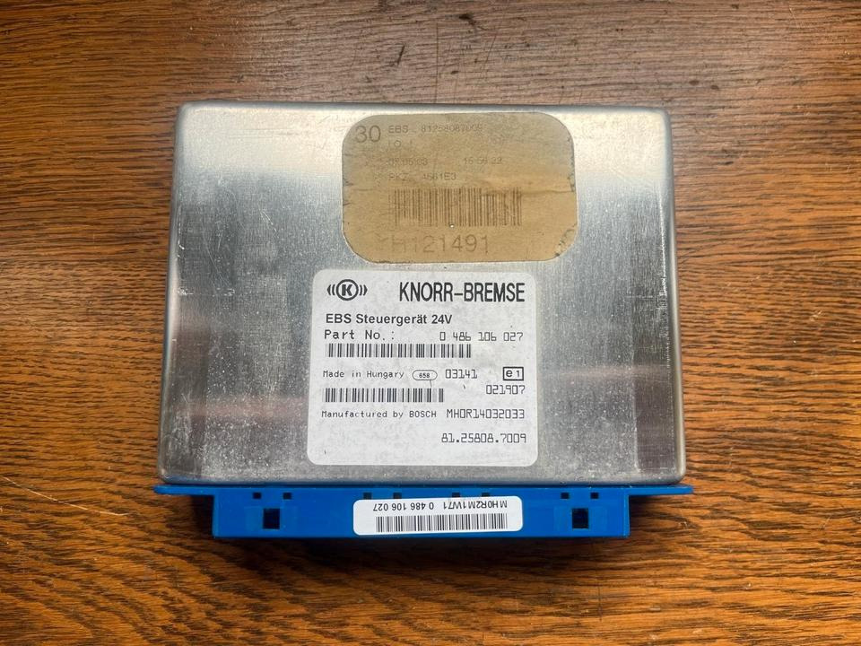 MAN KNORR BREMSE EBS Steuergerät 81.25808.7009 - ECU for Truck: picture 1 MAN KNORR BREMSE EBS Steuergerät 81.25808.7009 - ECU for Truck: picture 1