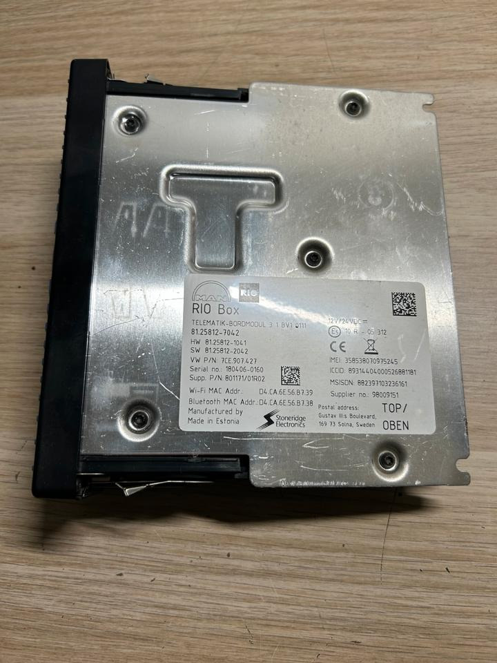 MAN TGL TGM TGS TGX Control Unit 81.27607-6001 - ECU: picture 2 MAN TGL TGM TGS TGX Control Unit 81.27607-6001 - ECU: picture 2