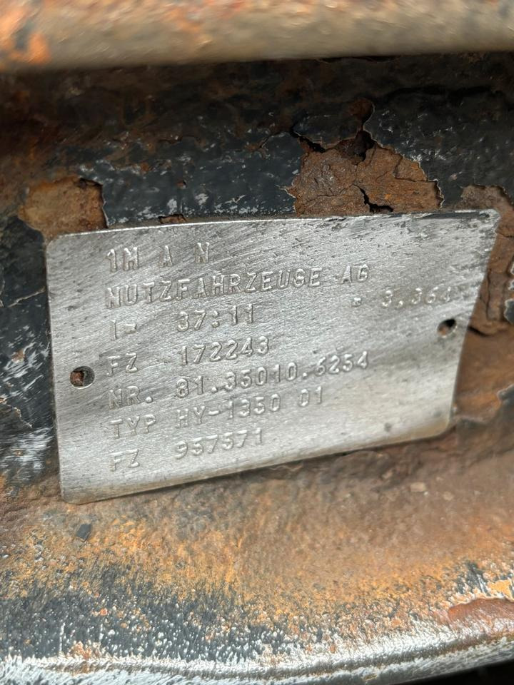 MAN TGX Hinterachse 37:11 / 81.35010.6254 18-Tonner - Rear axle for Truck: picture 5 MAN TGX Hinterachse 37:11 / 81.35010.6254 18-Tonner - Rear axle for Truck: picture 5