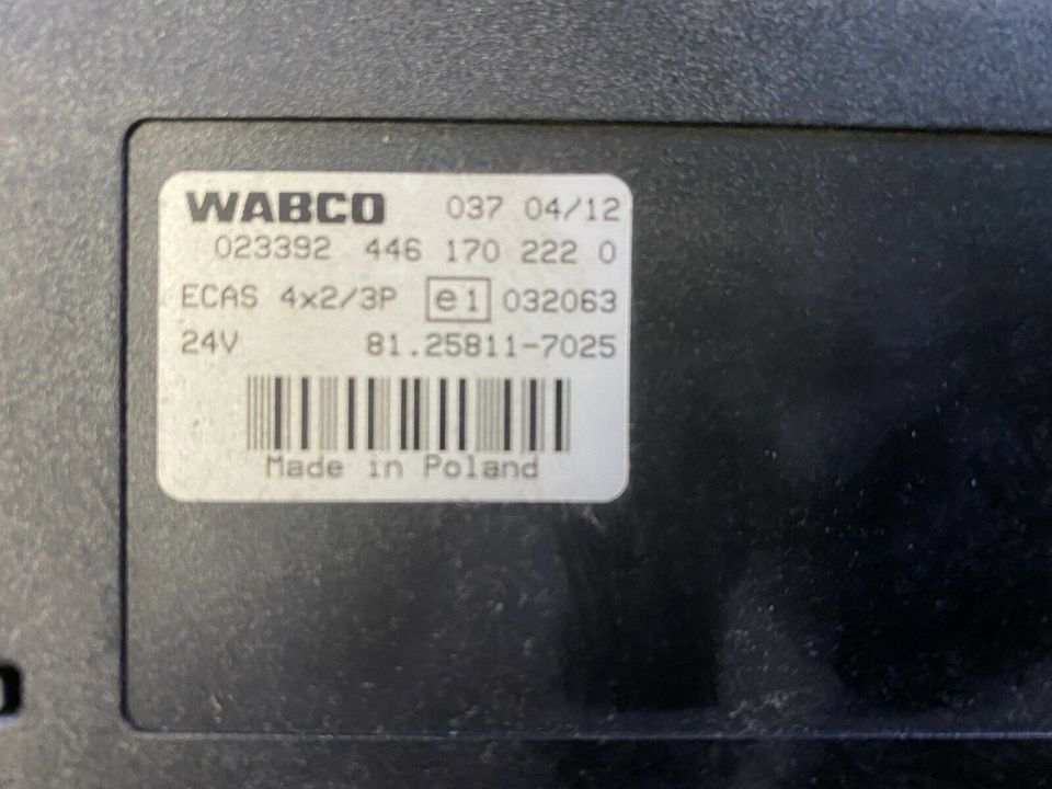 MAN WABCO ECAS Steuergerät 4*2 81.25811-7025 - ECU for Truck: picture 4 MAN WABCO ECAS Steuergerät 4*2 81.25811-7025 - ECU for Truck: picture 4