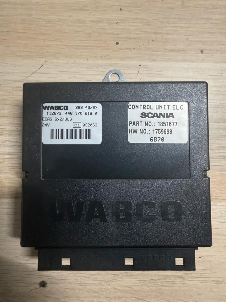 SCANIA ECAS 6x2 / BUS Steuergerät 1851677 - ECU for Bus: picture 2 SCANIA ECAS 6x2 / BUS Steuergerät 1851677 - ECU for Bus: picture 2