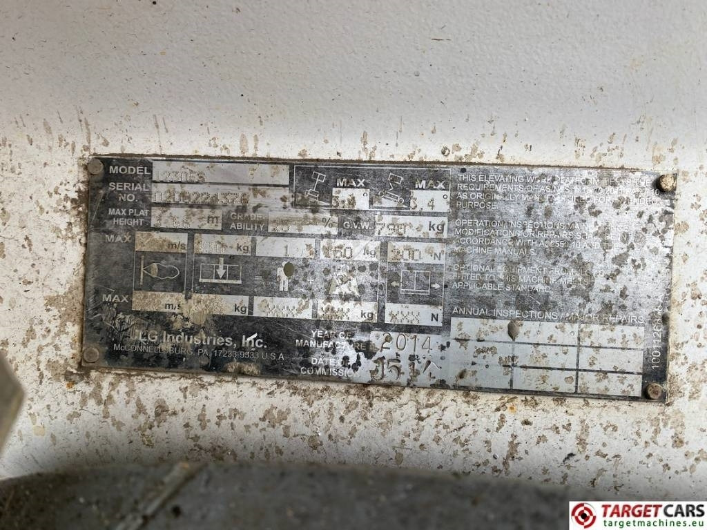 Vertical mast lift JLG 1230ES Electric Vertical Mast Work Lift 566cm: picture 10 Vertical mast lift JLG 1230ES Electric Vertical Mast Work Lift 566cm: picture 10