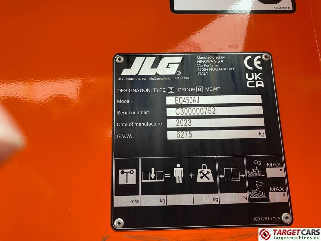 New Articulated boom JLG EC450AJ Lithium-Ion Articulated Boom Lift 1572cm: picture 10