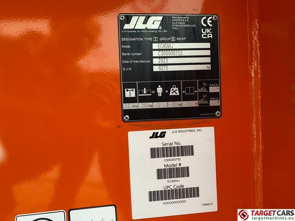 New Articulated boom JLG EC450AJ Lithium-Ion Articulated Boom Lift 1572cm: picture 48