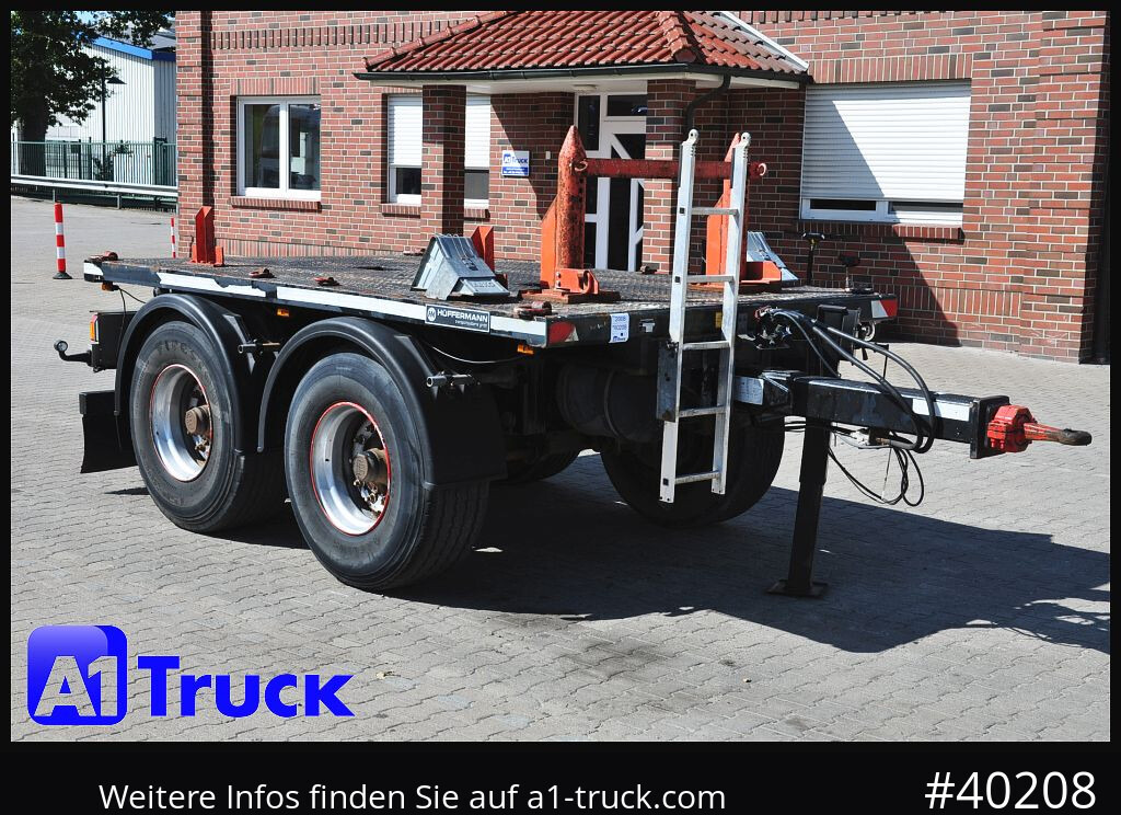 HUEFFERMANN HTA1800, Ballast, BPW Achsen, Luft, - Dropside/ Flatbed trailer: picture 1 HUEFFERMANN HTA1800, Ballast, BPW Achsen, Luft, - Dropside/ Flatbed trailer: picture 1