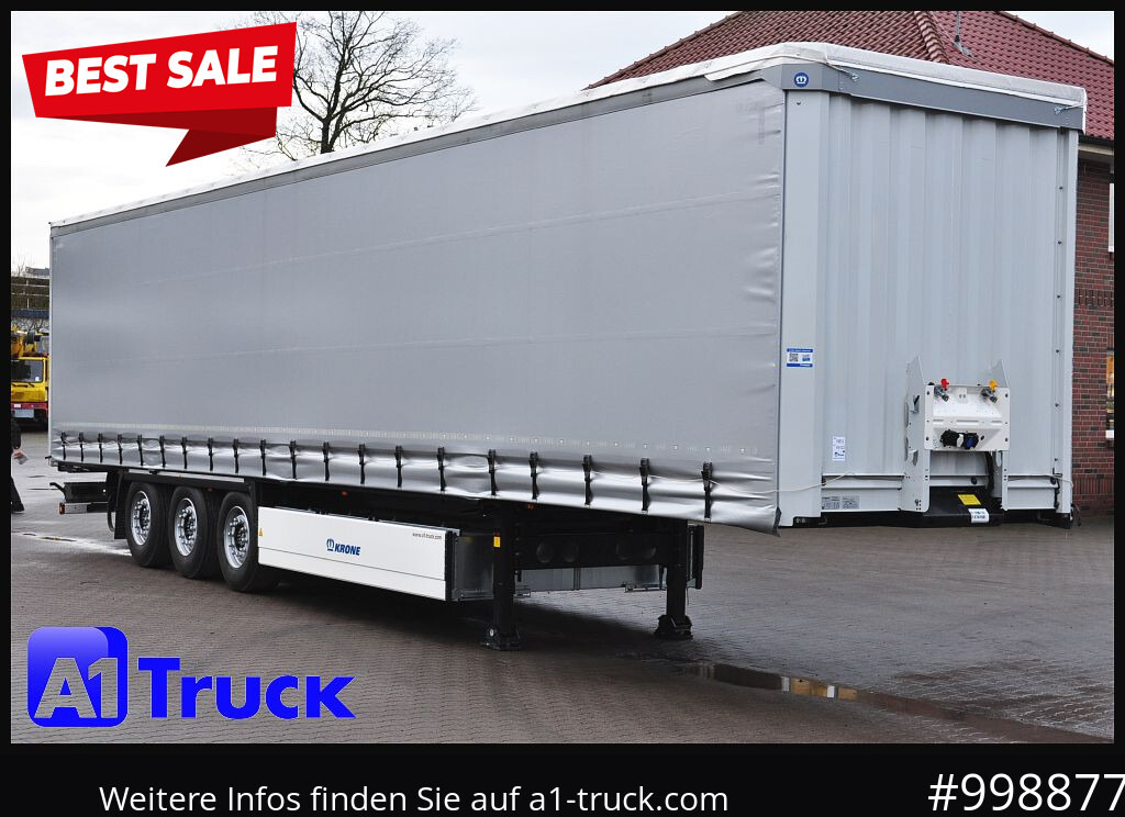 KRONE 5 x SD Tautliner, mit TPMS, NEU, sofort verfügbar, - Curtainsider semi-trailer: picture 1 KRONE 5 x SD Tautliner, mit TPMS, NEU, sofort verfügbar, - Curtainsider semi-trailer: picture 1