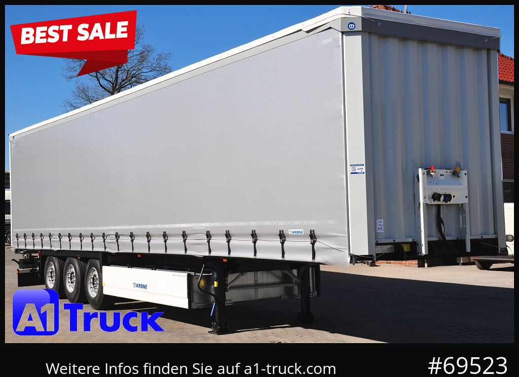 KRONE 5 x SD Tautliner, mit TPMS, NEU, sofort verfügbar, - Curtainsider semi-trailer: picture 1 KRONE 5 x SD Tautliner, mit TPMS, NEU, sofort verfügbar, - Curtainsider semi-trailer: picture 1