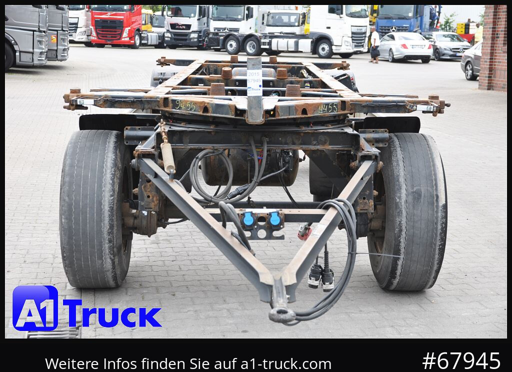 KRONE AZ 18, Standard BDF, 1 Vorbesitzer, BPW - Container transporter/ Swap body trailer: picture 2 KRONE AZ 18, Standard BDF, 1 Vorbesitzer, BPW - Container transporter/ Swap body trailer: picture 2