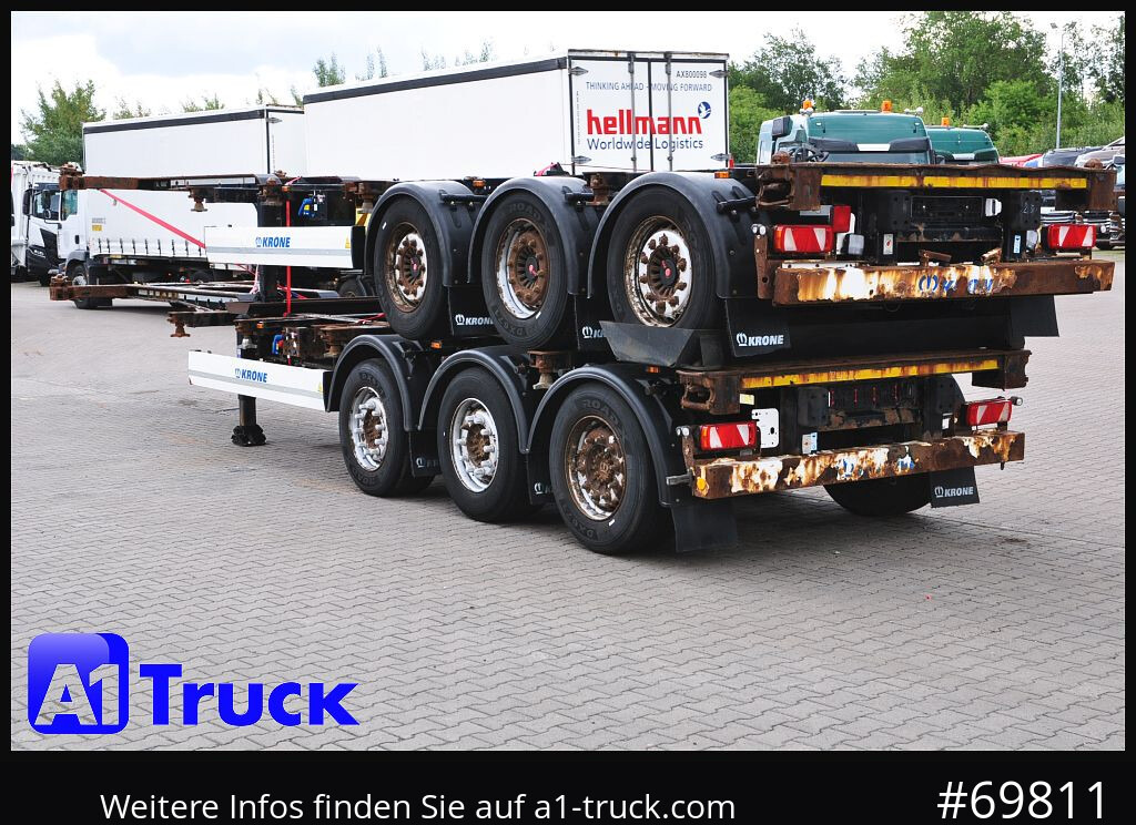 Container transporter/ Swap body semi-trailer KRONE SDC, Lift, 2 erPaket, 2x20/30/40: picture 11