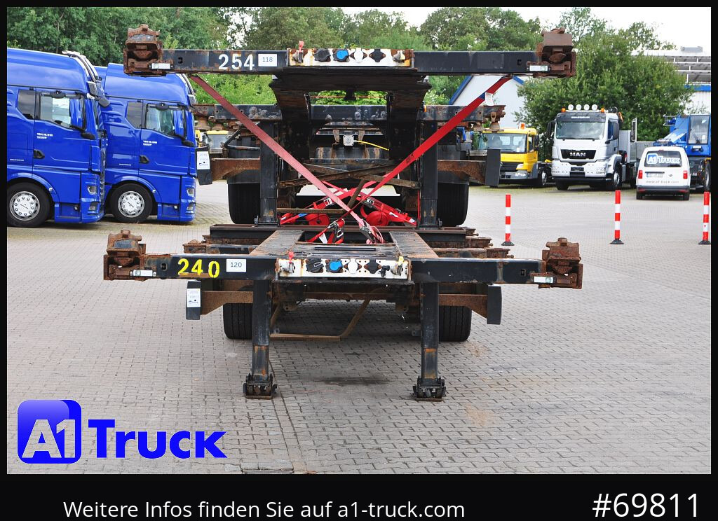 Container transporter/ Swap body semi-trailer KRONE SDC, Lift, 2 erPaket, 2x20/30/40: picture 14