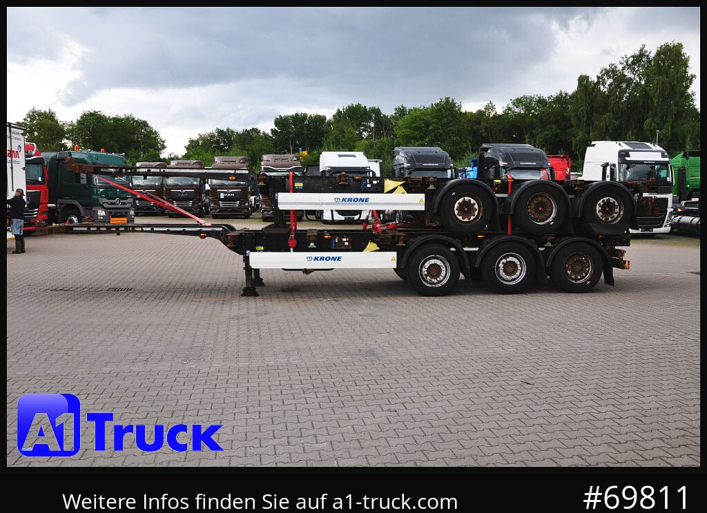 Container transporter/ Swap body semi-trailer KRONE SDC, Lift, 2 erPaket, 2x20/30/40: picture 12