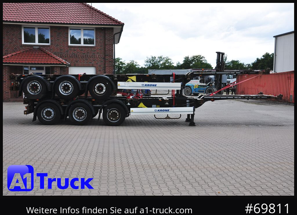 Container transporter/ Swap body semi-trailer KRONE SDC, Lift, 2 erPaket, 2x20/30/40: picture 8